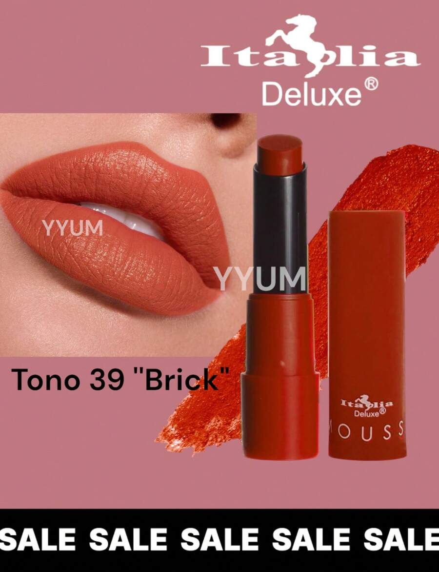 Italia Deluxe Matte Mousse Stick - Tono 39 ''Brick'' - View 1