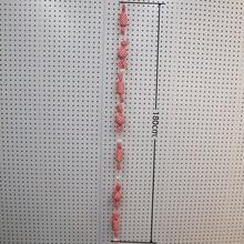 圣诞装饰挂饰，红色/白色/粉色/白色/绿色/白色/蓝色和白色糖果花环，彩色油漆和闪光，圣诞礼物 - 紅色+白色 - 查看 7