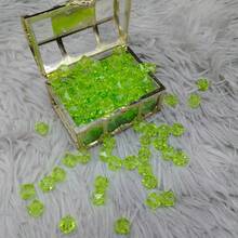 50 件 10 毫米全孔亚克力珠，多色透明菱形珍珠珠，通用，适用于手工珠宝制作、DIY 用品 - 彩色 - 查看 19