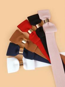 Váy bó thắt nơ eo co giãn cho nữ ngày lễ tình nhân Valentine - màu đen - Xem 1