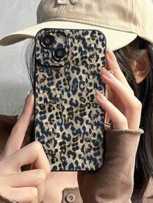 动物豹纹彩绘直边黑色穿孔简约防震厚手机保护壳适用于 iPhone 16/16 Pro/16 Pro Max/16 Plus、iPhone 15 XR /7/8、iPhone 15 Pro Max、12 Pro Max、13 Pro Max、14 Pro Max、13、14、11、12P、14P、11P、12P、XS、XR、7/8 Plus、Galaxy A13 4G、A22、A21S、A51 4G、A52、S22 Ultra、A33 5G、Redmi 10、Redmi Note 11 4G、Redmi 11 Lite、A53、A14、A23、S23 Ultra、S24、A14、A15、S23、A73、Redmi - 彩色 - 查看 3