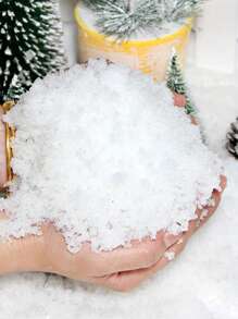 Artificial Snow Realistic Artificial Artificial Snow Powder For Scene Layout And Holiday Decoration, For White Photo Background, Fake Snow Decoration, Holiday Fake Snow Set, Suitable For Holiday Family Gathering Indoor And Outdoor Atmosphere Decoration (20/100/300/500g) Best Gifts Birthday Graduation