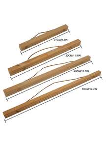 1 giá vẽ nghệ thuật bằng gỗ từ tính, áp phích ảnh treo tường vải canvas, gỗ mềm màu vàng cho trang trí phòng khách, bao gồm 1 khung áp phích từ tính, khung tranh cuộn treo từ tính bằng gỗ, cuộn treo trống bán buôn - Nhiều màu - Xem 7