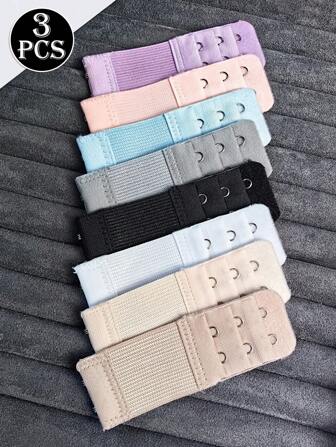 tanghou 3 件套胸罩挂钩延长器、弹性胸罩肩带延长器、胸罩背部延长器、胸罩配件