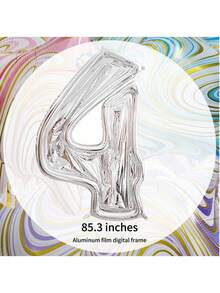 1 个超酷 DIY 数字气球，适合派对、生日、新年庆祝活动，瞬间提升活动氛围 - 湖藍套裝 - 查看 6