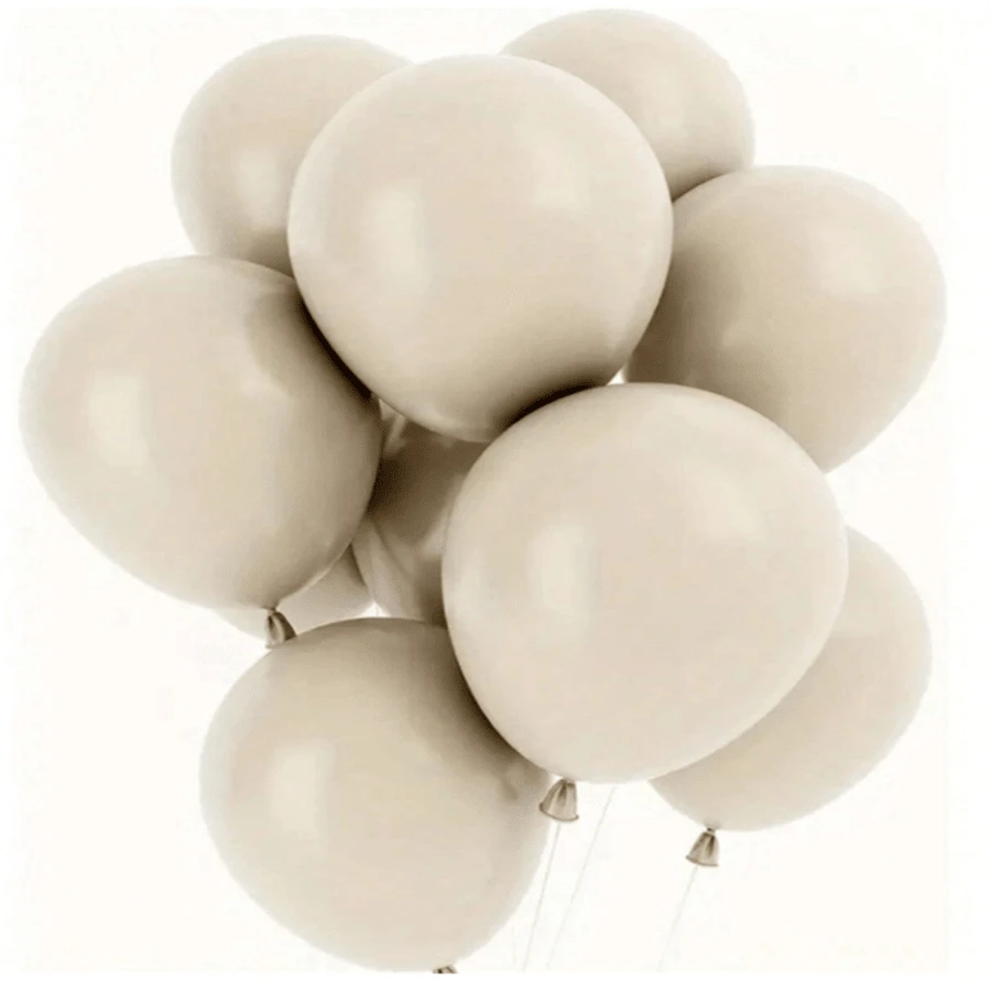 5 Inch, 10 Inch, 12 Inch, And 18 Inch Pearl White Balloons, Matte White Balloons, Round Pearl White Latex Balloons, Retro Color Balloons Suitable For Weddings, Birthdays, Christmas Anniversaries, Background White Themed Parties, Arched Decorations