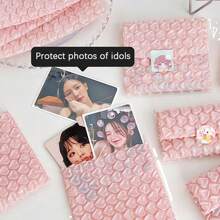15 piezas Bolsa de regalo con forma de corazón romántico. Bolsa de embalaje de seguridad a prueba de golpes y caídas. Bolsas de protección para joyas, fotos, postales, tarjetas de felicitación. Bolsas de empaquetado para cosméticos. Bolsas de burbujas para descomprimir, para Navidad y San Valentín
