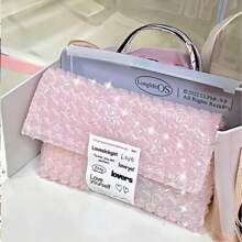 15 piezas Bolsa de regalo con forma de corazón romántico. Bolsa de embalaje de seguridad a prueba de golpes y caídas. Bolsas de protección para joyas, fotos, postales, tarjetas de felicitación. Bolsas de empaquetado para cosméticos. Bolsas de burbujas para descomprimir, para Navidad y San Valentín