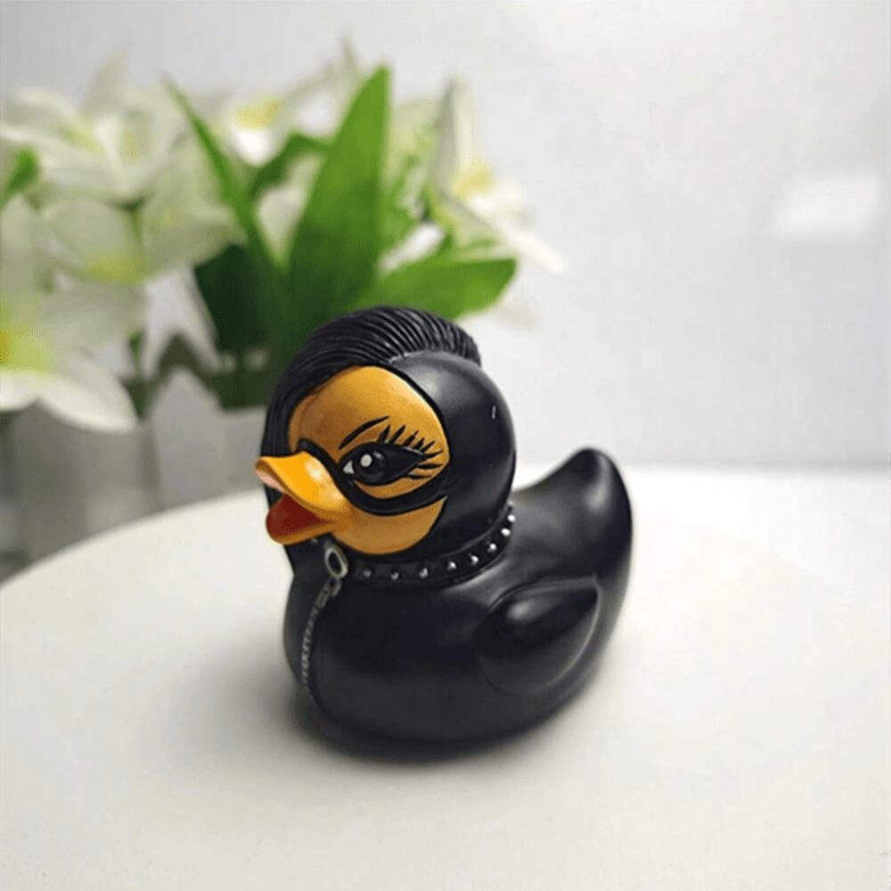 1pc Duckieville Duck, Dark Punk Gothic Duck, Demon Duck, Funny & Unique ...