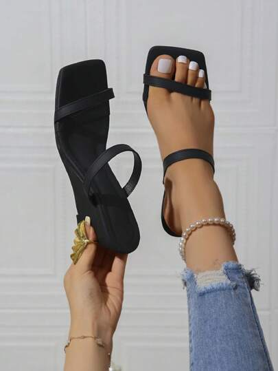 2024 Neue Stil Damen bequeme Plateau-Keilsandalen, High Heel Riemen Plateau Sommerschuhe