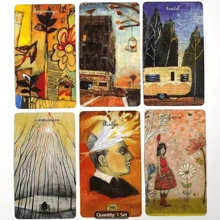 70pcs Hand-Drawn Oracle Tarot Cards With Instruction Book - Guiding Your Path, Telling Your Story, Inspiring Inner Wisdom - Multicolor - View 4