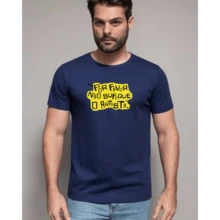 Men's T-Shirt With The Phrase "PLEASE DON'T SUFFOCATE THE ARTIST" Meme Launch 2024 Top Shirt - Màu xanh hải quân - Xem 2