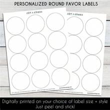 Design And Customize Your Own Round Sticker Labels - Personalize Your Business Stickers In Various Shapes And Sizes To Choose From, Ornamental,Reusable,Multi-Functional,Adhesive,Stylish,Exquisite,High-Quality,Custom,Personalized,Unique,Office,Tea Room,School,Home,Back To School Supplies,Customized Stickers,Warm Ambience,Xmas Decoration,For Housewarming - White Paper - View 2