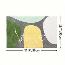 1 tấm thảm nhà tắm bằng vải thông Cashmere giả, thảm nhà bếp thấm hút nhanh khô, chống trượt siêu mềm có thể giặt bằng máy, dễ vệ sinh, thích hợp cho phòng tắm, phòng ngủ, nhà bếp, phòng khách, vật dụng lý tưởng cho phòng tắm, trang trí nhà cửa - Phong cách 2 - Xem 8