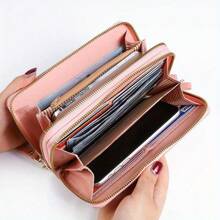 Fashionable Long Wallet, Zipper Credit Card Handbag And Card Bag