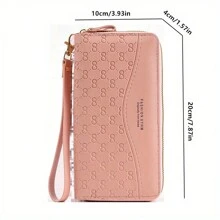 Fashionable Long Wallet, Zipper Credit Card Handbag And Card Bag
