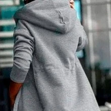 MAXI SUETER CON PANSTS Y TOP MODA MUJER - Gris - Ver 2