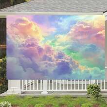 梦幻云朵天空背景，非常适合生日派对和派对 - 1個 - 查看 3