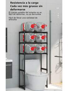 01 Mueble Organizador Baño Rack Estante Sanitario Taza Repisa