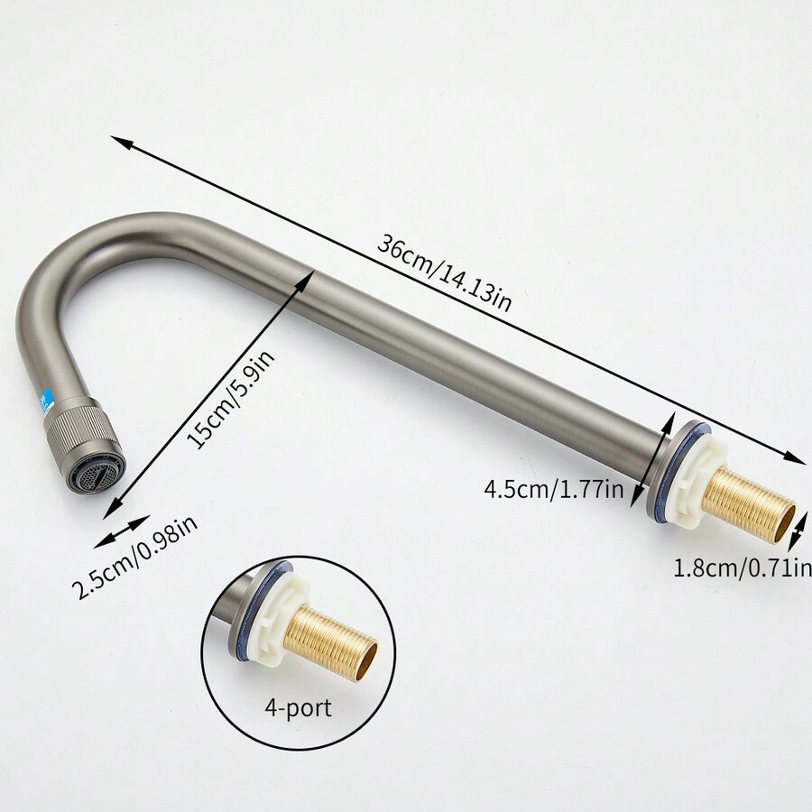 Single Cold Water Basin Faucet, Brass Material, Bathroom Countertop