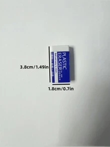 Solid Color 2b Erasers, Simple Multipurpose Portable Pencil Erasers Small Size For Students, Office, Art Drawing,Children Office And Learning Eraser, Stationery - Multicolor - View 11