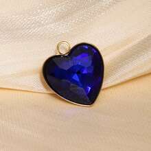 2 件 15x13 毫米不锈钢金色刻面心形水晶吊坠适用于 DIY 爱情饰品女士项链珠宝配饰 - 愛心水晶吊墜 - 查看 6