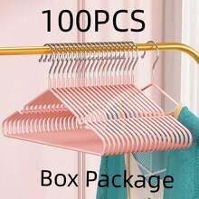 10/20/40/60/100 件套防滑涂层衣架，优雅的莫兰迪尔色奢华家居衣架