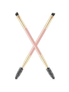 3 件/套，睫毛延长工具，睫毛镊子，眼线刷，眉粉刷睫毛刷，眉毛刷，睫毛移植涂抹器，睫毛涂抹器，假睫毛镊子，眉毛和睫毛梳刷，睫毛工具，睫毛工具套装，不锈钢镊子，双头化妆刷，睫毛化妆刷，眼部化妆刷，美容工具，化妆工具，睫毛工具套装 - 粉色 - 查看 9