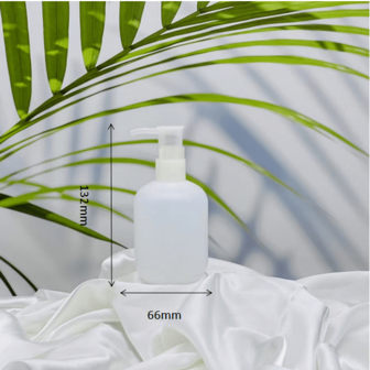 2 个 250 毫升透明瓶，适用于洗发水、润肤露、护发素补充装 回到学校