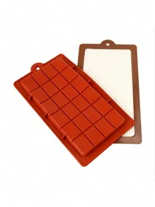 1 Peça Molde de Barra de Chocolate de Silicone Ultrafino e Versátil, Perfeito para o Natal, Páscoa, Halloween e Ação de Graças - Utensílio de Cozinha Ideal
