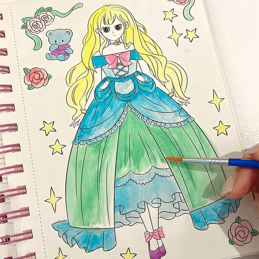 Kids Montessori 3 In 1 Creative Princess Dress Up Toys Educational