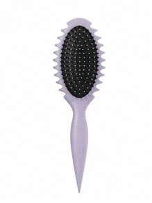 Diseñado por Candybrush Nuevo cepillo definidor de rizo 2024, cepillo para cabello rizado, cepillo para peinado con pinzas de caimán, cepillo perfilador de rizado y elevador de bordes para cabello rizado húmedo, desenredado, moldeado y definición de rizos para mujeres y hombres