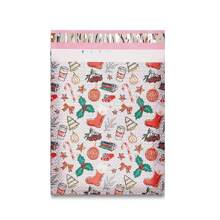 10pcs/20pcs 10x14" Poly Mailers With Holiday Tree Design, Self-Seal Envelopes, In-Line Skate Wheel Type, Durable PP Material For Secure Shipping And Packaging