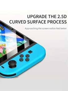 2 Packungen, kratzfester, explosionsgeschützter Schalterbildschirmschutz, Vollflächenabdeckung, einfache Montage, HD-klar, blasenfrei, kratzfest, splitterfestes gehärtetes Glas Bildschirmschutz, ultra-hochauflösend. Geeignet als Geschenk zu Geburtstag/Ostern/Weihnachten/für Familie/Freunde/Jungen/Freundinnen