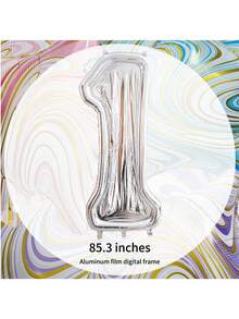 1 个超酷 DIY 数字气球，适合派对、生日、新年庆祝活动，瞬间提升活动氛围 - 湖藍套裝 - 查看 16