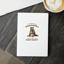 1PC It Was Not Easy Peasy Lemon Squeezy Sticker, Funny Raccoon Sticker, Sarcastic Sticker, Meme Sticker, Cute Raccoon, Waterproof Vinyl Sticker, Decal For Car Back, Ipad, Cup, Snowboard, Best Friend Gift - Multicolor - View 5