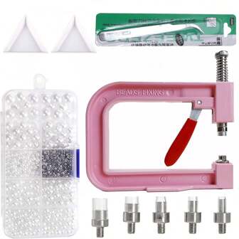 Professional Pearl Inlaying Machine Upgraded Metal Bead Setting Tool For DIY Handmade Jewelry Making Perfect For Beginners And Experts Alike