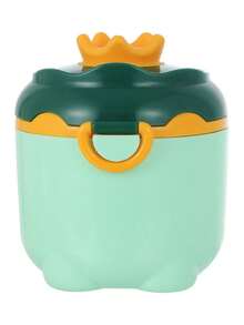 Contenedor De Leche En Polvo Para Bebes, Dispensador De Formula - Verde - Ver 2