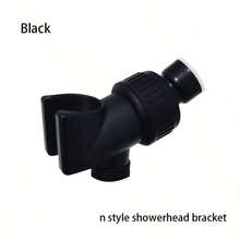 学校淋浴喷头，宿舍、酒店、浴室用塑料淋浴喷头，高流量，不锈钢淋浴喷头支架，三向分流器，可调节淋浴臂，淋浴支架 - 彩色 - 查看 11