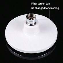 学校淋浴喷头，宿舍、酒店、浴室用塑料淋浴喷头，高流量，不锈钢淋浴喷头支架，三向分流器，可调节淋浴臂，淋浴支架 - 彩色 - 查看 5