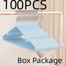 10/20/40/60/100pcs Anti-Slip Coated Clothes Hangers, Luxury Velvet Hangers In Warm Color Tones, Home Use
