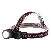 Led Headlamp With Elastic Straps For Fixation Lehmox - Black - View 2
