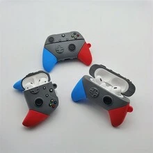 Ốp lưng bảo vệ bằng silicon thiết kế dành cho game thủ tương thích với Airpods 4/Pro/Pro2/AirPods 1/2/3, chống rơi - Xám - Xem 6