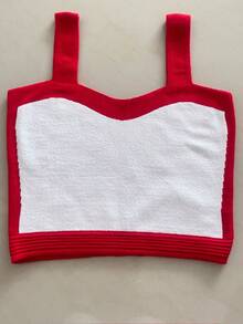 Cropeed Tank Top In Modal Fabric - Đỏ - Xem 2