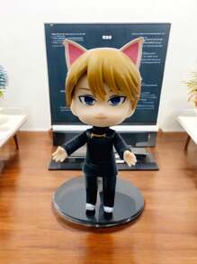 Anime Set 4 Love Is Waar Kaguyaa Samaa, Chikaa, Miyukii Collectible Figures - Black - View 5