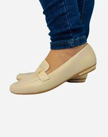 Usaflex Loafer Moccasin Shoe In Nappa Leather Valise - 白色 - 查看 3