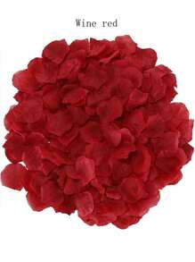99/500/1000PCS Rose Petals Fake Rose Petals For Romantic Nights, Wedding Flower Decorations, Parties, Events
