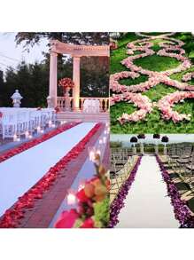 99/500/1000PCS Rose Petals Fake Rose Petals For Romantic Nights, Wedding Flower Decorations, Parties, Events