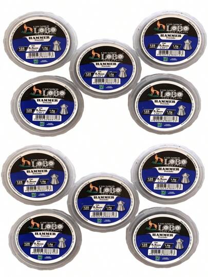 Kit 10 Chumbinho de Pressão 5.5 mm Hammer Lobo