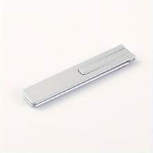 1Pc Adhesive Cell Phone Stand Holder Desktop Support Alloy Mini Compact Portable Foldable Compatible With IPhone, Android Phone, Gift For Birthday, Family, Friends Phone Holder, Phone Accessories